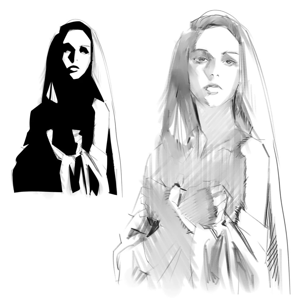 PIANN — sketching study / 素描示範